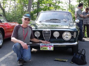 Steve at the ceremonial license install.