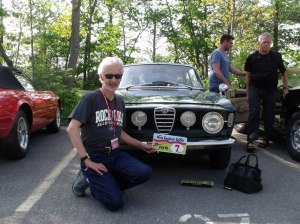 Richard at the ceremonial license install.