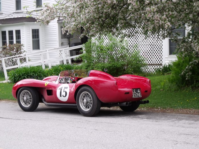 "Spirit of the Rally" winner 1957 Ferrari Testa Rossa