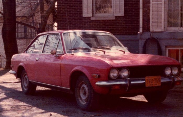 March, 1974, unwashed but safely back from Buffalo