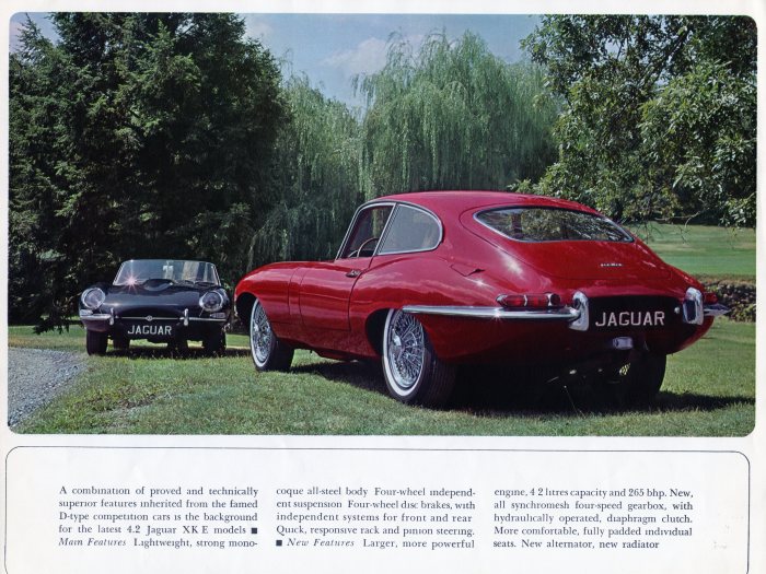 This time, coupe in foreground, roadster in back