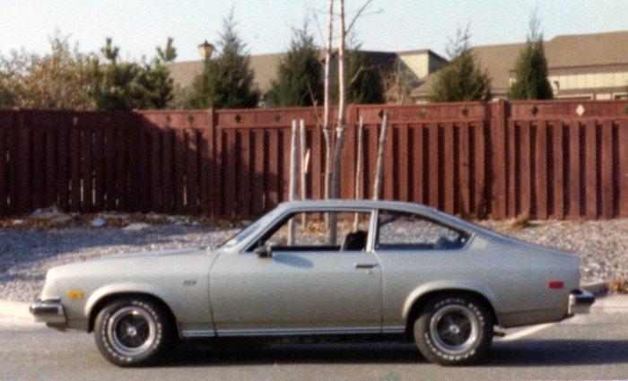 Side view of my '74 Vega GT, taken autumn of 1976
