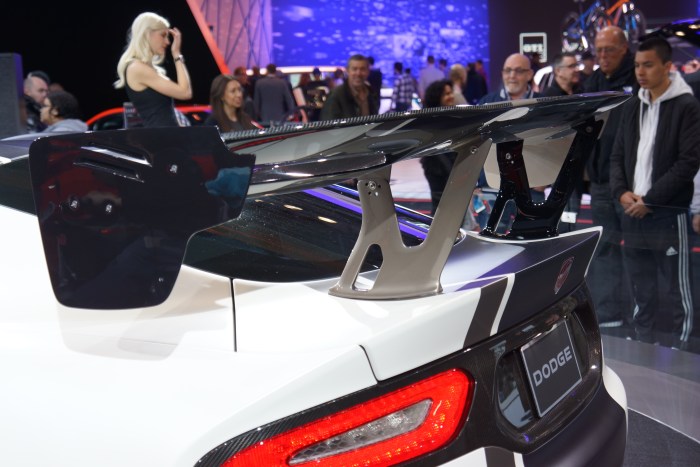 This was a car show, not an airplane show (but that's an impressive wing)