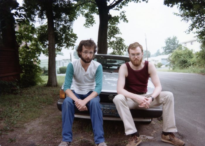That's me on the left, visiting college roommate Eric, Summer '84. 