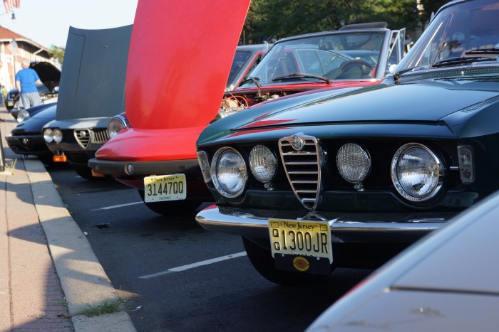 The Alfas proudly line up for their show