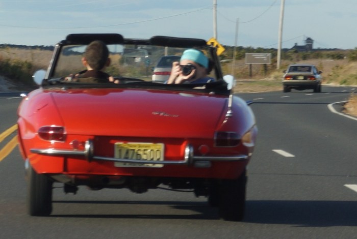 Carly snaps, and has a great line of sight with the top down
