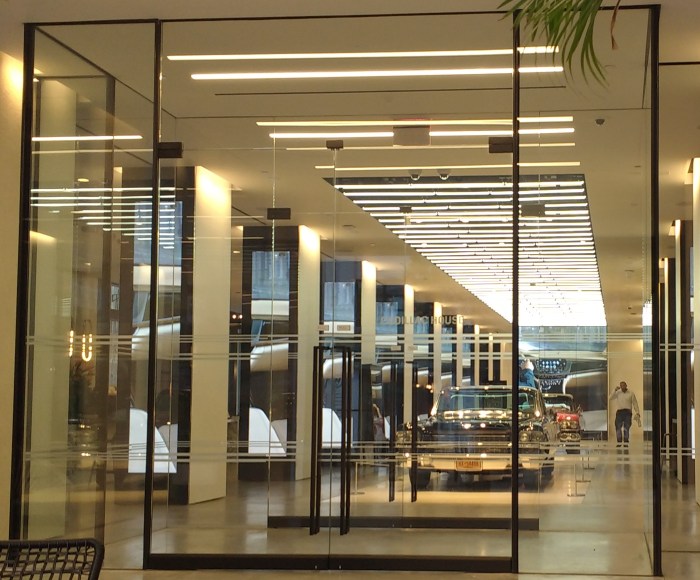 Public area on first floor is all hard surfaces