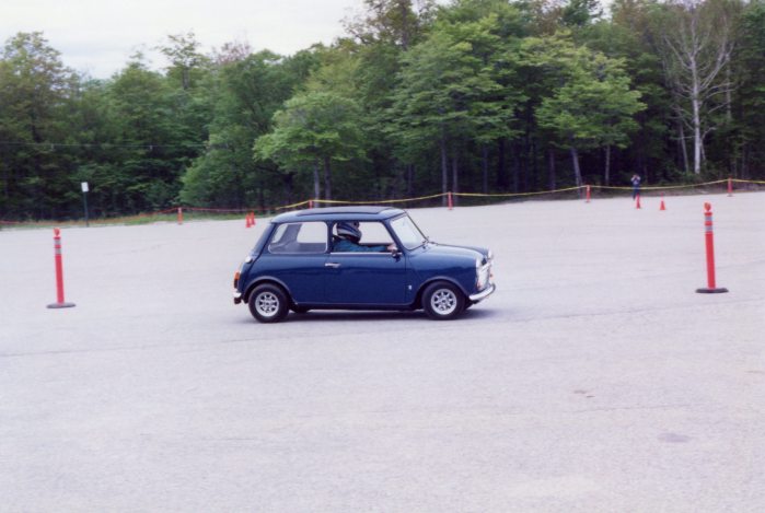 Dave shows all of us what that Mini can do (he WON the competitive driving award this year)